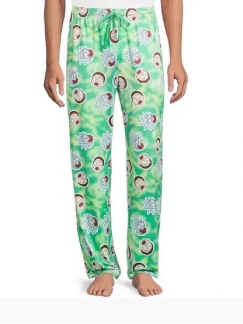 Men's Rick & Morty pajama bottoms sz M NEW